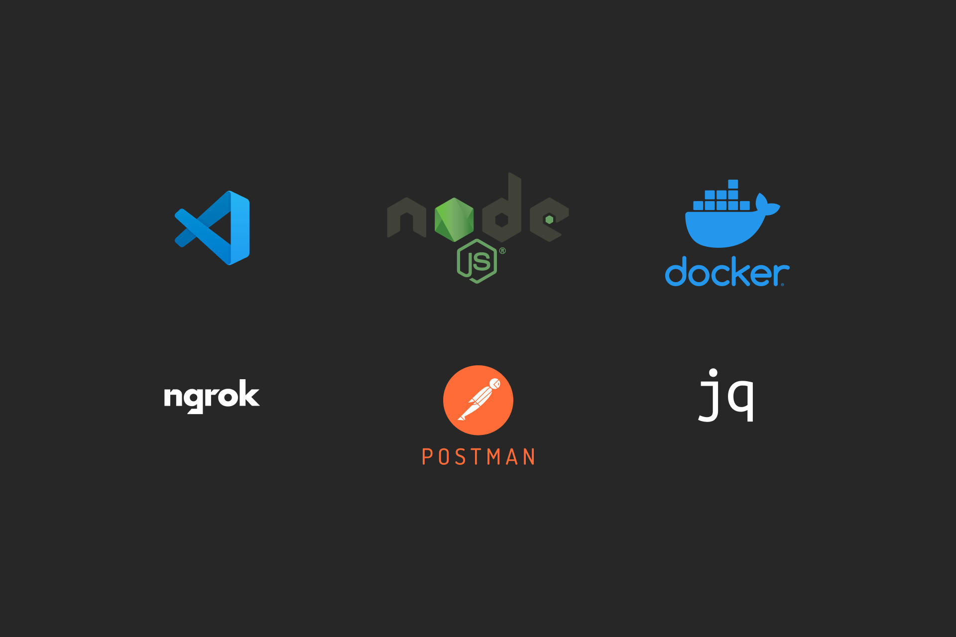 Logos of must have tools for full stack development